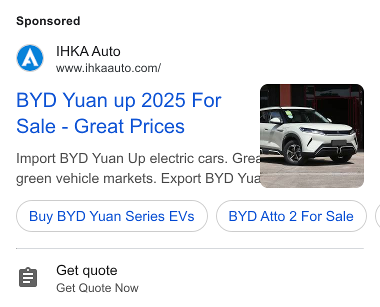 BYD Yuan Up 2025 EV