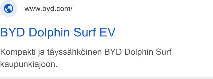 BYD Atto 3